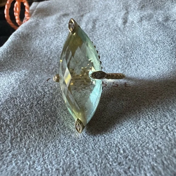 Tiffany &Co Iridesse tourmaline and diamonds ring - Picture 6 of 16